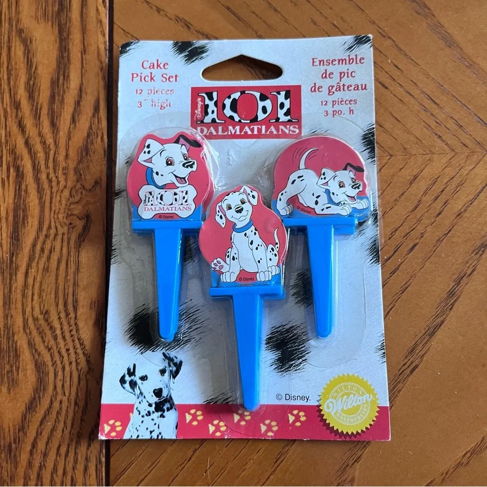 90’s Disney 101 Dalmatians Cake Pick Set